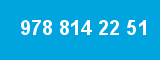 978 814 22 51 978 814 22 51